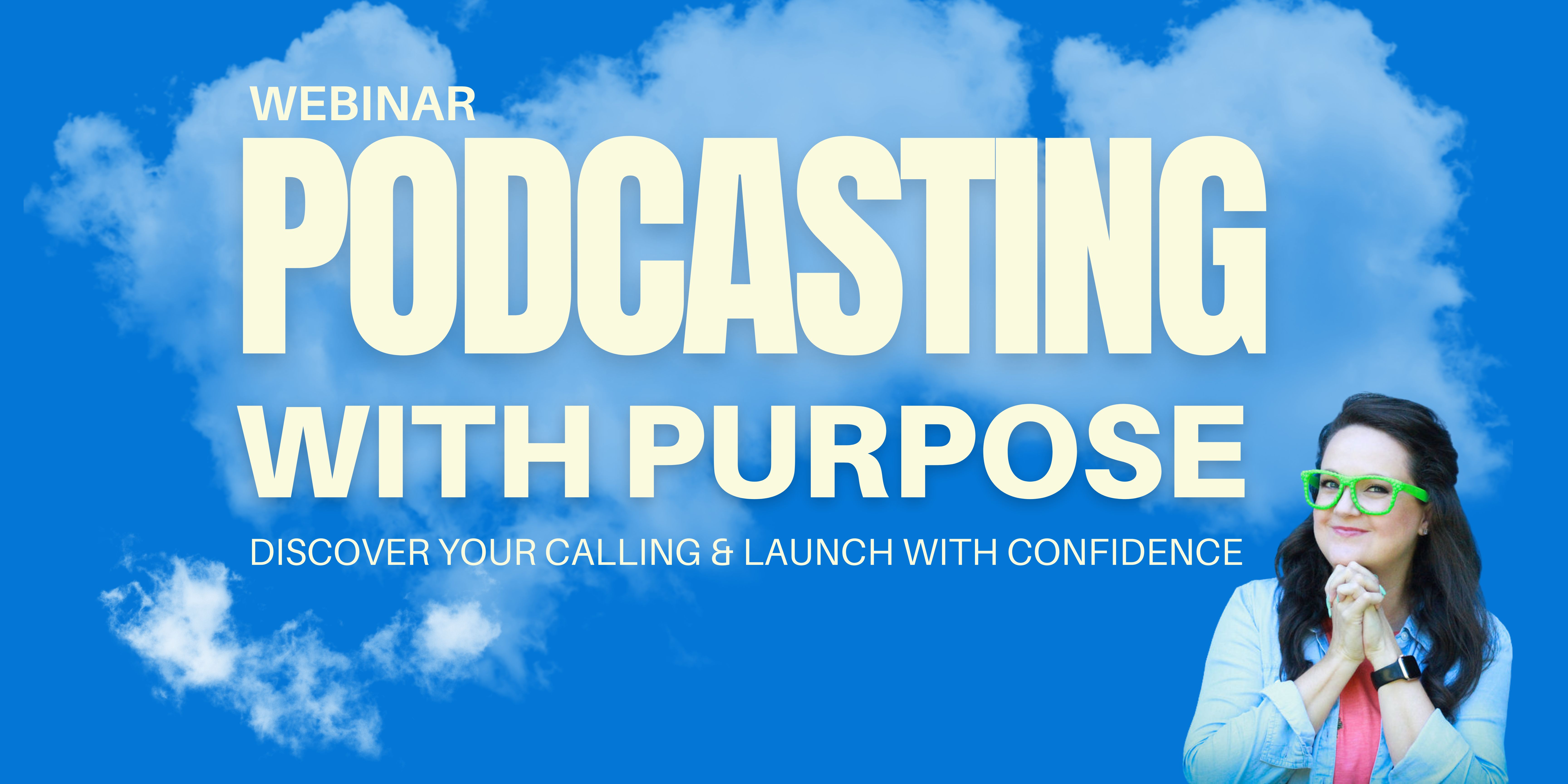 Christn Clark's Podcasting with a Purpose Training Access - Banner
